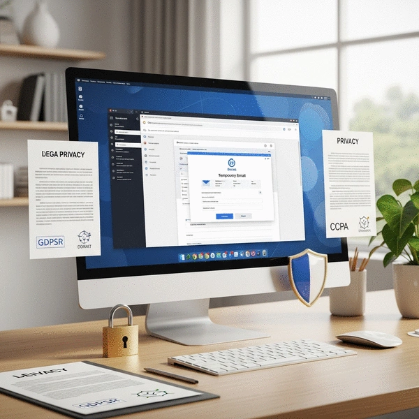 Temp Email and Data Privacy Laws: GDPR, CCPA Compliance Guide
